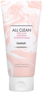 Heimish~Очищающая глиняная маска с цинком~All Clean Pink Clay Purifying Wash Off Mask