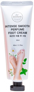 Seohwabi88~Интенсивно питающий крем для ног с ароматом мяты~Intense Smooth Perfume Foot Cream 