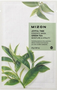 Mizon~Регенерирующая тканевая маска для тусклой кожи~Joyful Time Essence Mask Green Tea