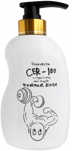 Elizavecca~Питательный бальзам для волос~CER-100 Collagen Coating Hair Muscle Treatment Rinse