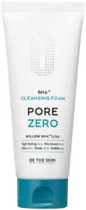 Be The Skin~Кремовая пенка для сужения пор с салициловой кислотой~BHA+ Pore Zero Cleansing Foam