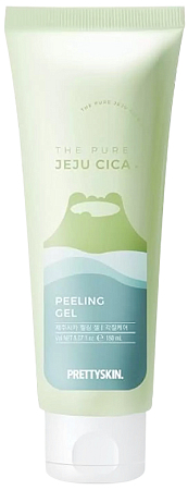 Pretty Skin~Гель-пилинг для лица с экстрактом центеллы~Peeling The Pure Jeju Cica