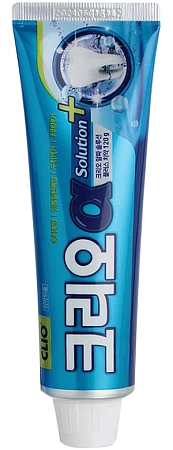 CLIO~Освежающая зубная паста с натуральными экстрактами~Alpha Solution Total Care Plus Toothpaste