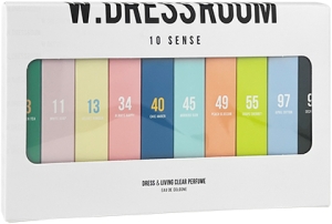 W.Dressroom~Набор миниатюр парфюмированных спреев для одежды, дома~Dress & Living Clear Perfume Set 