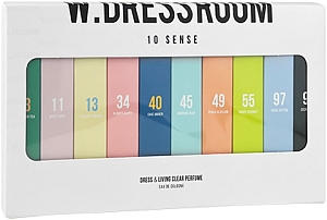 W.Dressroom~Набор миниатюр парфюмированных спреев для одежды, дома~Dress & Living Clear Perfume Set