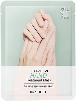 The Saem~Увлажняющая маска для рук с маслом ши~Pure Natural Hand Treatment Mask