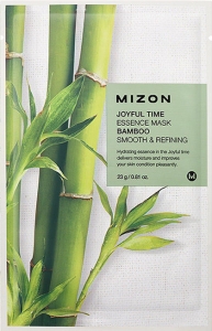 Mizon~Увлажняющая тканевая маска с экстрактом бамбука и коллагеном~Joyful Time Essence Mask Bamboo