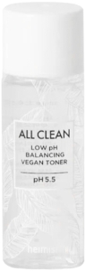 Heimish~Увлажняющий тонер с кислотами для сияния кожи~All Clean low pH Balancing Vegan Toner 30ml
