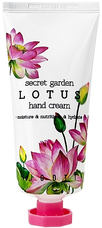 Jigott~Увлажняющий крем для рук с экстрактом лотоса~Secret Garden Lotus Hand Cream