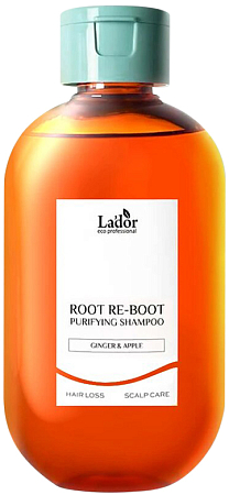 LaDor~Успокаивающий шампунь для волос с имбирем и яблоком~Root Re-Boot Purifying Shampoo Ginger