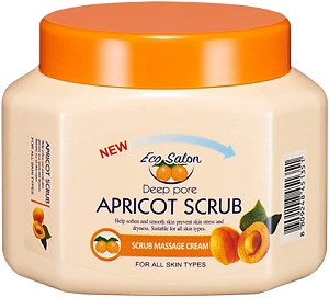 Organia~Пенный очищающий скраб для тела с абрикосом~Eco-Salon Deep Pore Apricot Scrub