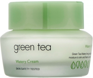 It's Skin~Крем для жирной и комбинированной кожи с зеленым чаем~Green Tea Watery Cream