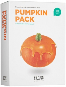 Skin1004~Набор кремовых масок с экстрактом тыквы и прополиса, с кистью~Zombie Beauty Pumpkin Pack