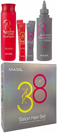 Masil~Набор для восстановления волос с кератином и коллагеном~Salon Hair Set