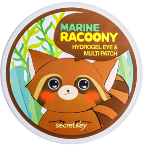 Secret Key~Гидрогелевые патчи с морским комплексом~Marine Racoony Hydrogel Eye Multi Patch