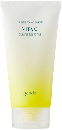 Goodal~Осветляющая пенка для умывания с витамином С~Green Tangerine Vita C Cleansing Foam