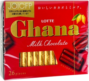 Lotte~Набор молочного шоколада Гана (Япония)~Ghana Excellent Milk Chocolate