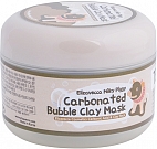 Elizavecca~Очищающая пузырьковая глиняная маска~Milky Piggy Carbonated Bubble Clay Mask