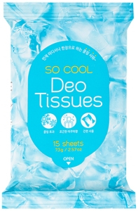 Prreti~Дезодорирующие салфетки с охлаждающим эффектом~So Cool Deo Tissues 