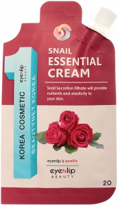 Eyenlip~Антибактериальный крем с муцином улитки~Snail Essential Cream, 20г