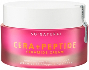 So Natural~Омолаживающий крем с керамидами и пептидами~Cera Plus Peptide Ceramide Cream