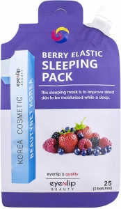 Eyenlip~Ночная увлажняющая маска для сухой кожи с экстрактами ягод~Berry Elastic Sleeping Pack, 25мл