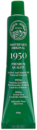 1950~Освежающая зубная паста с растительными экстрактами~Leaf Green Toothpaste