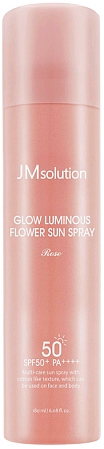 JMSolution~Омолаживающий солнцезащитный спрей с розой~Glow Luminous Flower Sun Spray SPF50+ PA++++