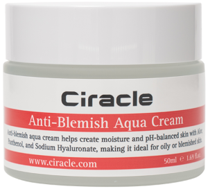 Ciracle~Увлажняющий крем-гель для проблемной кожи с алоэ~Anti Blemish Aqua Cream