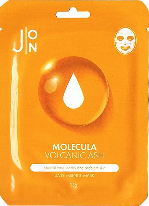 JON~Очищающая маска с вулканическим пеплом~Molecula Volcanic Daily Essence Mask