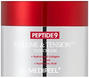 MediPeel~Инновационный крем с матриксилом 3000~Peptide 9 Volume and Tension Tox Cream Pro