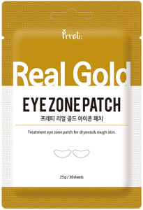 Prreti~Антивозрастные патчи с золотом и коллагеном~Real Gold Eye Zone Patch