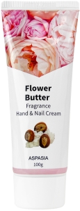 Aspasia~Питательный крем для рук и ногтей с цветочными экстрактами~Flower Butter Hand & Nail Cream