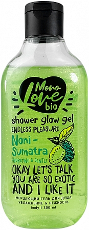 MonoLove~Мерцающий и увлажняющий гель для душа Нони~Shower Glow Gel Noni-Sumatra