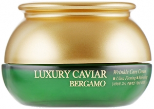 Bergamo~Омолаживающий лифтинг-крем против морщин с экстрактом икры~Luxury Caviar Wrinkle Care Cream