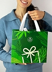 Подарочный пакет ALOEsmart зеленый