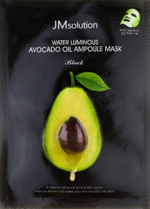 JMSolution~Питательная маска с маслом авокадо~Water Luminous Avocado Oil Ampoule Mask