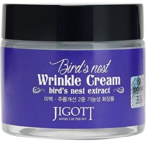 Jigott~Антивозрастной крем с экстрактом ласточкиного гнезда~Birds Nest Wrinkle Cream 