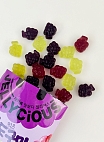 Lotte~Жевательный мармелад со вкусом трёх видов винограда (Корея)~Jellycious Mix Grape
