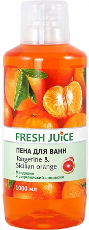 Fresh Juice~Пена для ванны с ароматом сицилийского апельсина~Tangerine and Sicilian orange