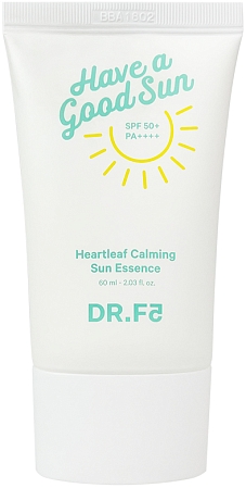 DRF5~Смягчающая солнцезащитная эссенция c ниацинамидом~Heartleaf Calming Sun Essence SPF50+ PA++++