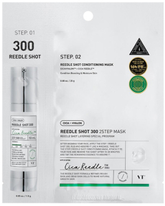 VT~Двухступенчатая тканевая маска с микроиглами 237 500~Reedle Shot 300 2Step Mask
