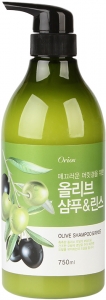 Oriox~Увлажняющий шампунь-ополаскиватель c экстрактом оливы~Olive Shampoo & Rinse