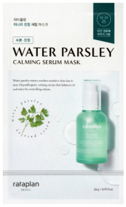 Rataplan~Успокаивающая тканевая маска с экстрактом омежника~Minari Calming Serum Mask