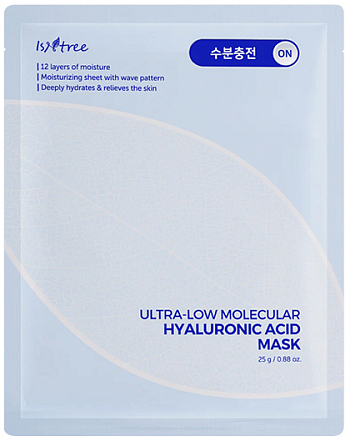 Isntree~Тканевая маска с низкомолекулярной гиалуроновой кислотой~Ultra-Low Molecular Hyaluro