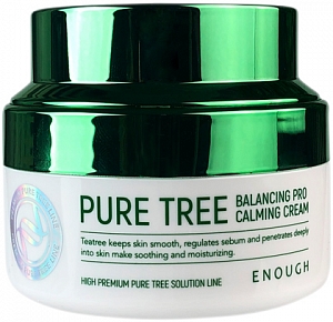 Enough~Успокаивающий крем с экстрактом чайного дерева~Pure Tree Balancing Pro Calming Cream