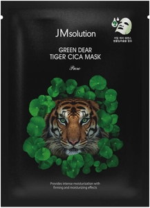 JMSolution~Регенерирующая тканевая маска с центеллой~Green Dear Tiger Cica Mask