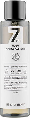 May Island~Антивозрастной тонер с пептидным комплексом~7 Days Secret Peptide 8 Plus Toner