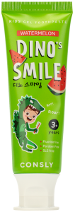 Consly~Детская гелевая зубная паста со вкусом арбуза БЕЗ фтора~Gel Toothpaste