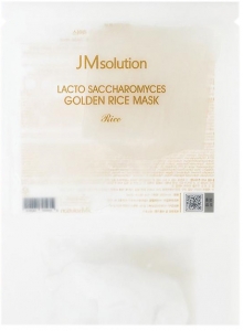 JMsolution~Маска для выравнивания тона с лактобактериями~Lacto Saccharomyces Golden Rice Mask